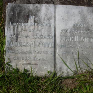 WHITE Thomas H. -1932 :: WHITE Eric H. -1938