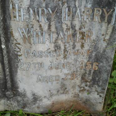 WHITAKER Henry  -1956