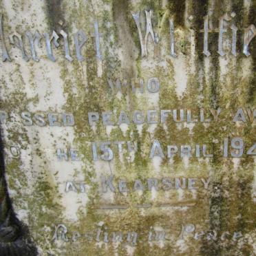 WHITFIELD Harriet -1943