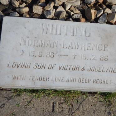 WHITING Norman Lawrence 1966-1986