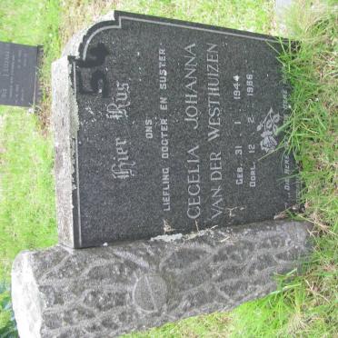 WESTHUIZEN Cecilia Johanna, van der 1944-1966