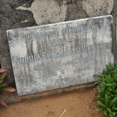 WESTON Sophia Elizabeth -1936