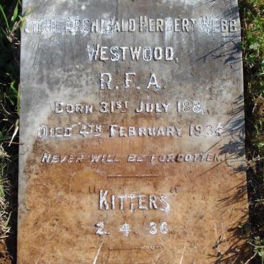 WESTWOOD Archibald Herbert 1881-1934 &amp; Kitters STENNER -1936