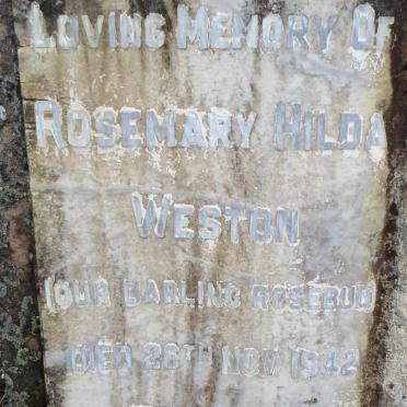 WESTON Rosemary Hilda -1942