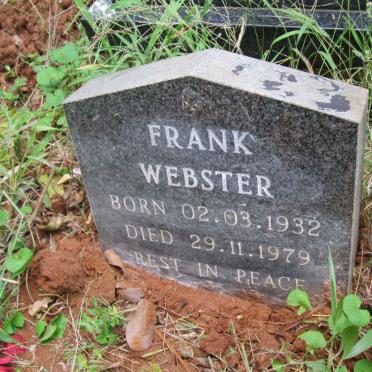 WEBSTER Frank 1932-1979