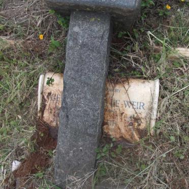 WEIR Gerald Ritchie -1936