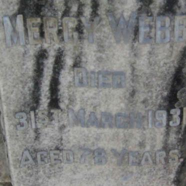 WEBB Mercy -1931 