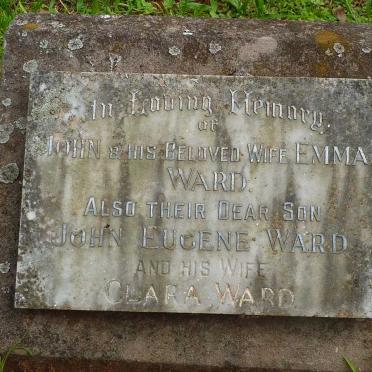 WARD John -1908 &amp; Emma -1942 :: WARD John Eugene -1969 &amp; Clara