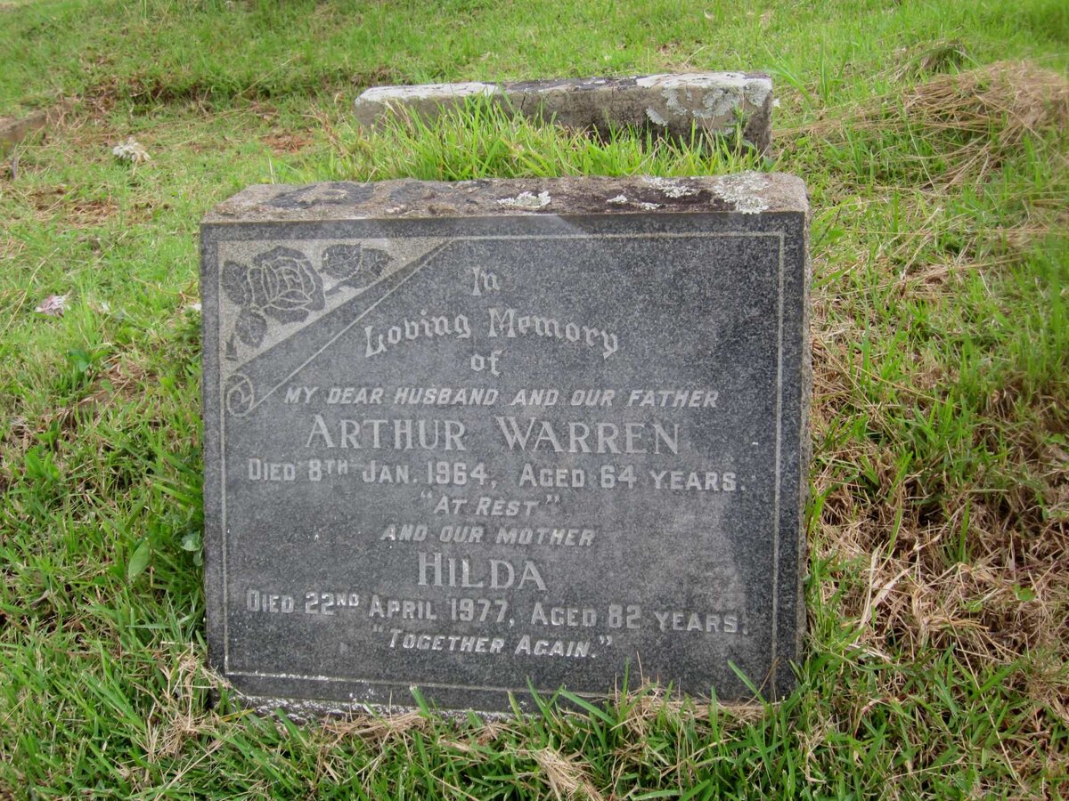 WARREN Arthur -1964 &amp; Hilda -1977