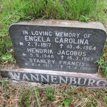 WANNENBURG Stanley Francis 1917-1992 &amp; Engela Carolina 1917-1964 :: WANNENBURG Hendrik Jacobus 1948-1967