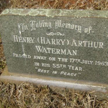 WATERMAN Henry Arthur -1963