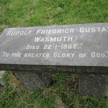 WASMUTH Rudolf Friedrich Gustav -1962