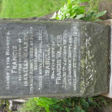 WALKER Francis 1869-1930 &amp; Isabella 1875-1945 :: WALKER Elizabeth McDonald -1967 