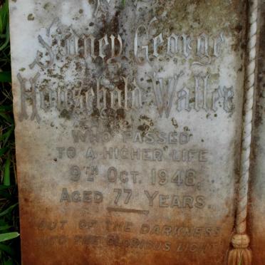 WALLER Sidney George Household -1948 &amp; Flora Emily -1979