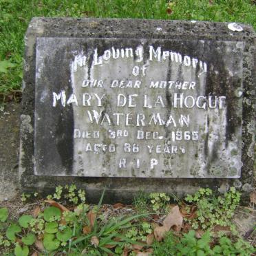 WATERMAN Mary De La Hogue -1965