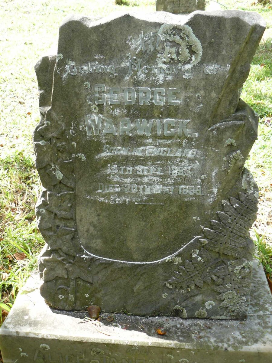 WARWICK George 1856-1939