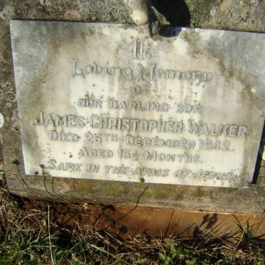 WALKER James Christopher -1942