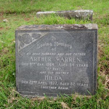 WARREN Arthur -1964 &amp; Hilda -1977