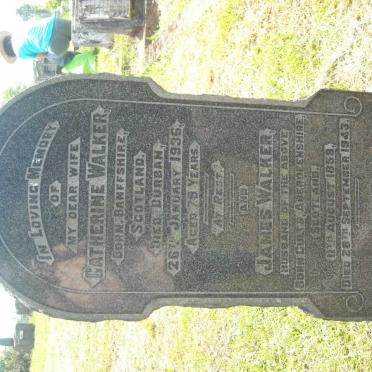 WALKER James 1859-1943 &amp; Catherine -1936