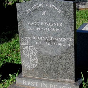 WAGNER Reginald 1923-2009 &amp; Maggie 1932-1978