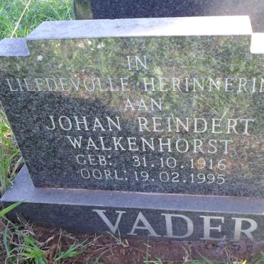 WALKENHORST Johan Reindert 1916-1995 &amp; Susanna 1915-1991