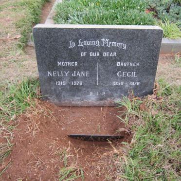 WARD Nelly Jane 1919-1976 :: WARD Cecil 1950-1976