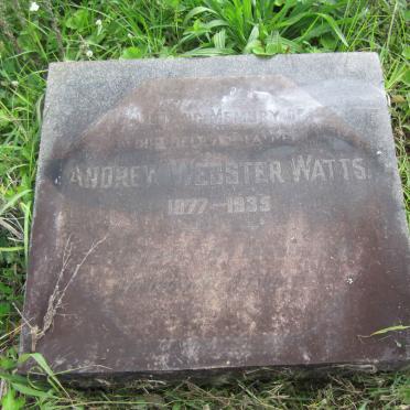 WATTS Andrew Webster 1877-1935