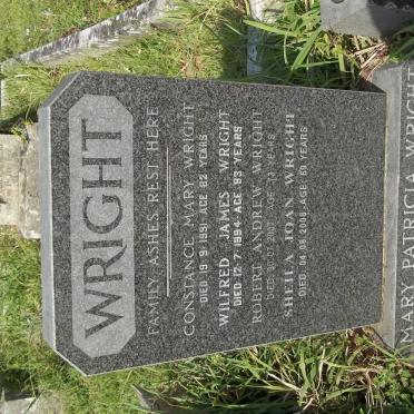 WRIGHT Wilfred James -1994 :: WRIGHT Constance Mary -1991