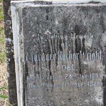 WRIGHT Clarence Harbor 1893-1925