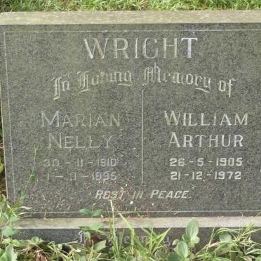 WRIGHT William Arthur 1905-1972 &amp; Marian Nelly 1910-1995