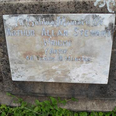 WRIGHT Arthur Allan Stewart -1943