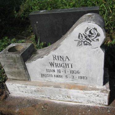 WRIGHT Rina 1936-1983