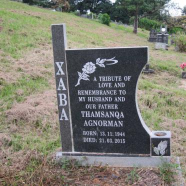 XABA Thamsanqa Agnorman 1944-2015