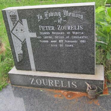 ZOURELIS Peter -1961 &amp; Venetia 1919-2011