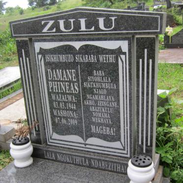 ZULU Damane Phineas 1944-2009