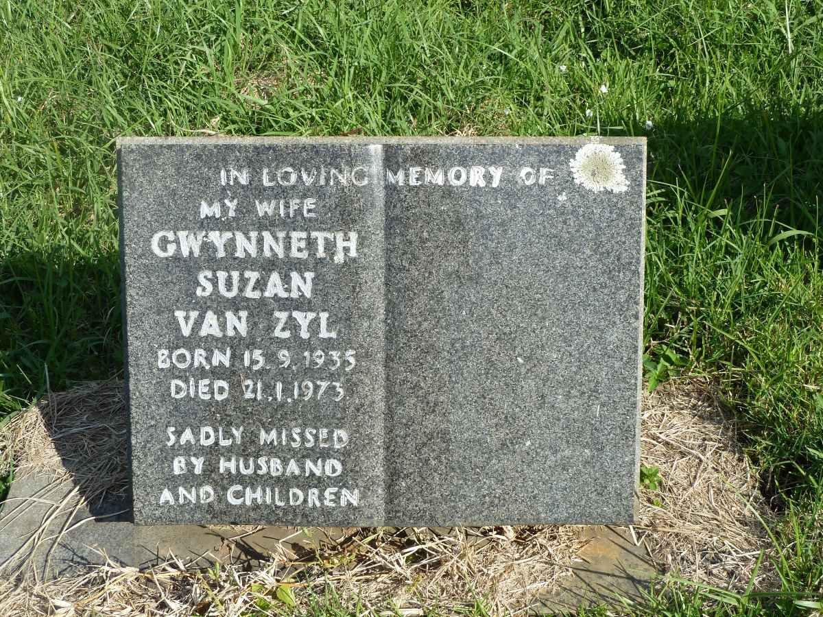 ZYL Gwynneth Suzan, van 1935-1973