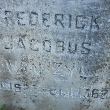 ZYL Frederick Jacobus, van 1923-1968