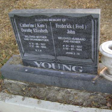 YOUNG Catherine Dorothy Elizabeth 1937-1999 :: YOUNG Frederick John 1957-1998