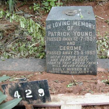 YOUNG Patrick -1957 :: YOUNG Gerome -1969