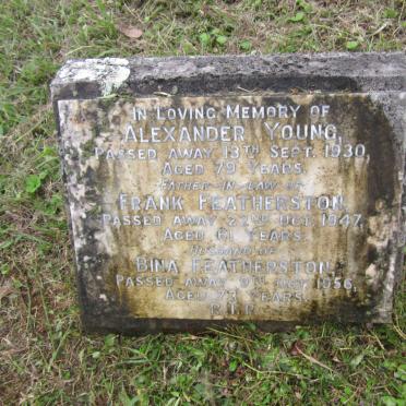 YOUNG Alexander -1930 :: FEATHERSTON Frank -1947 &amp; Bina -1956