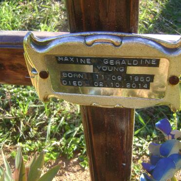 YOUNG Maxine Geraldine 1960-2014