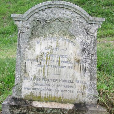 YATES William Walter Powell -1935 &amp; Constance -1931