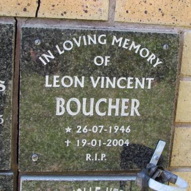 BOUCHER Leon Vincent 1946-2004