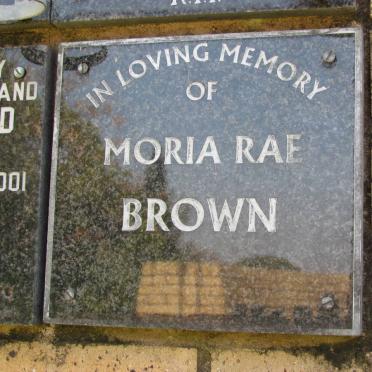 BROWN Moria Rae 