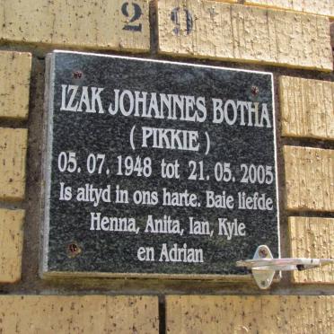 BOTHA Izak Johannes 1948-2005