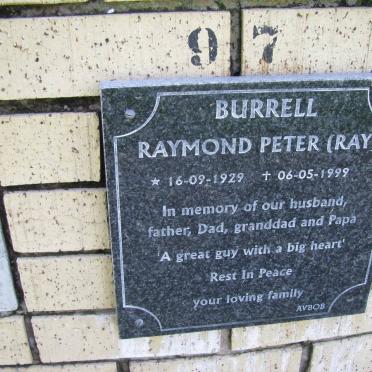 BURRELL Raymond Peter 1929-1999