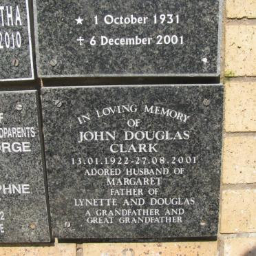 CLARK John Douglas 1922-2001