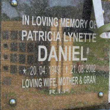 DANIEL Patricia Lynette 1949-2002
