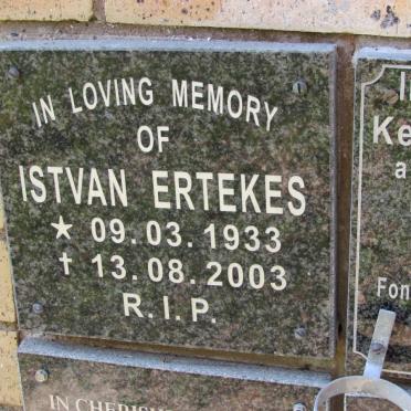 ERTEKES Istvan 1933-2003