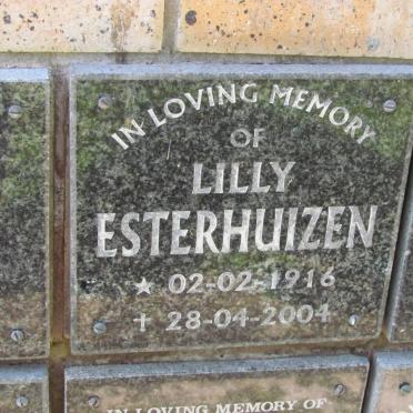 ESTERHUIZEN Lilly 1916-2004